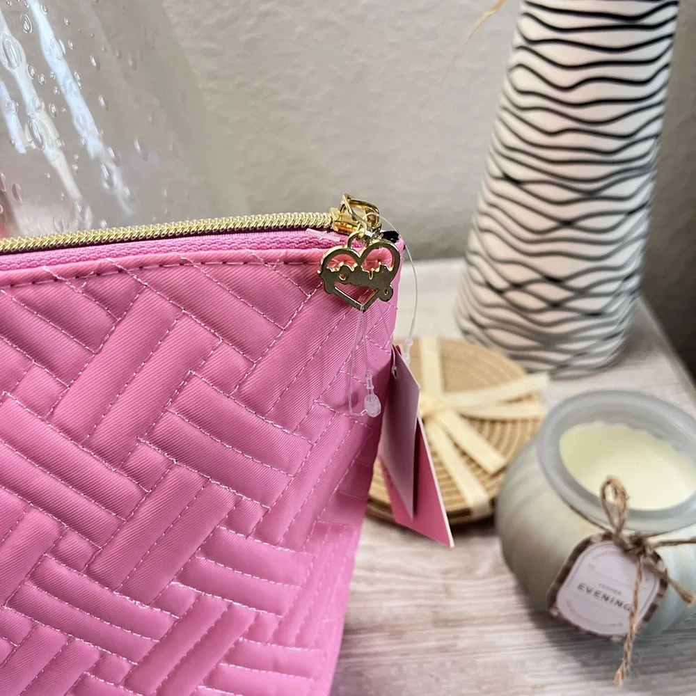 Quilted Juicy Couture Travel Makeup Bag